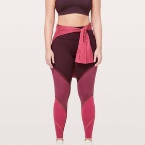 Lululemon colour me ombré tights "28" size 6